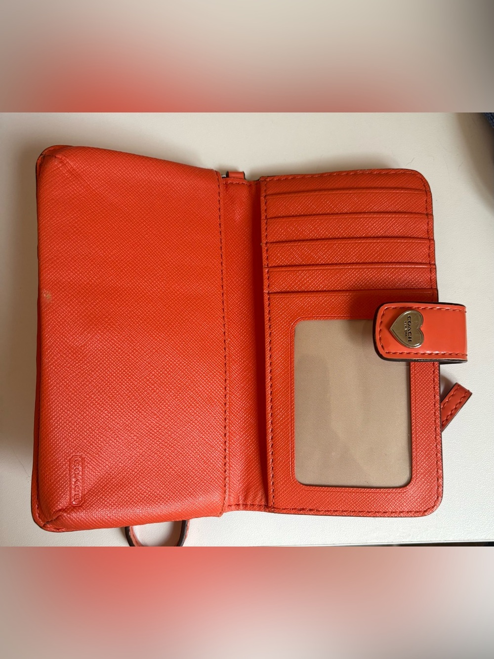 Coach Liquid Gloss Snap Closure Wallet - Picture 4 of 7